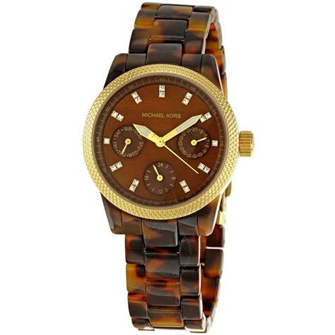 Women's Michael Kors MK5399 Ritz Tortoise Watch 